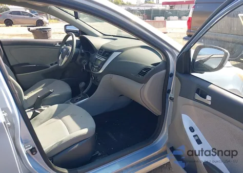 2012 Hyundai Accent Gs из США, поврежденный, VIN KMHCT5AE6CU041673